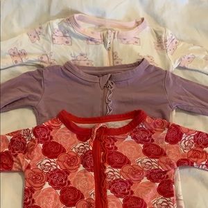 Never worn! Kickee Pants Onesie - set of 3